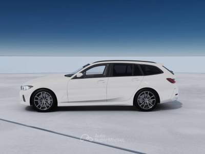 BMW Serie 3 318d 318d Touring 48V Bianco usata Modena
