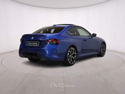 BMW Serie 2 220d 220d CoupÃ© 48V MSport Blu/Azzurro usata Modena