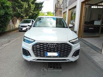 Audi Q5 Sportback 40 2.0 tdi mhev 12V S line quattro s-tronic Bianco usata Canelli
