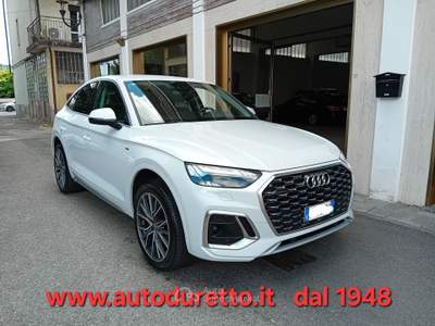 Audi Q5 Sportback 40 2.0 tdi mhev 12V S line quattro s-tronic Bianco usata Canelli