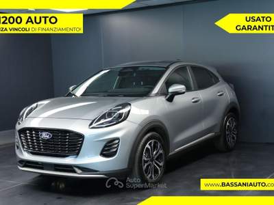 Ford Puma 1.0 EcoBoost Hybrid 125CV S&S aut. Titanium Argento usata Arsiè