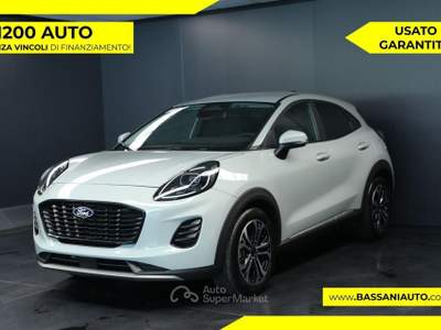 Ford Puma 1.0 EcoBoost Hybrid 125CV S&S aut. Titanium Grigio usata Arsiè
