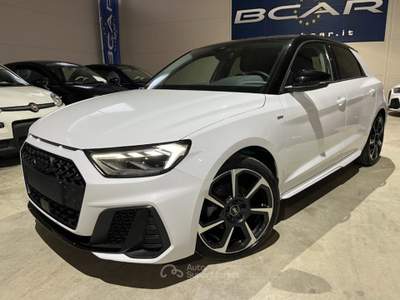 Audi A1 SPB 30TFSI STRONIC 116CV S line "18 Sline IDENTITY Bianco usata Savigliano