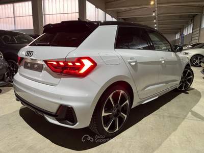 Audi A1 SPB 30TFSI STRONIC 116CV S line "18 Sline IDENTITY Bianco usata Savigliano