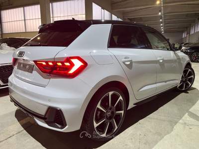 Audi A1 SPB 30TFSI Stronic S line Identity Black "18 Sline Bianco usata Savigliano