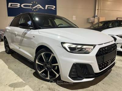 Audi A1 SPB 30TFSI Stronic S line Identity Black "18 Sline Bianco usata Savigliano