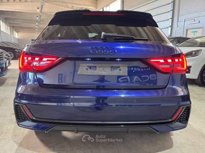 Audi A1 SPB 30TFSI Stronic Sline Identity Black "18 S line Blu/Azzurro usata Savigliano