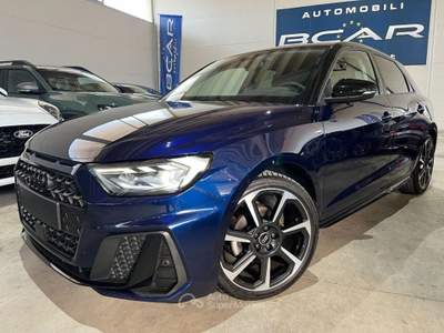 Audi A1 SPB 30TFSI Stronic Sline Identity Black "18 S line Blu/Azzurro usata Savigliano