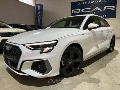 Audi A3 SPB 35TFSI 150cv Hybrid Stronic S line "18 Sline  Bianco usata Savigliano
