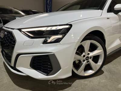 Audi A3 SPB 35TFSI 150cv S line Hybrid Stronic Sline "18 Bianco usata Savigliano