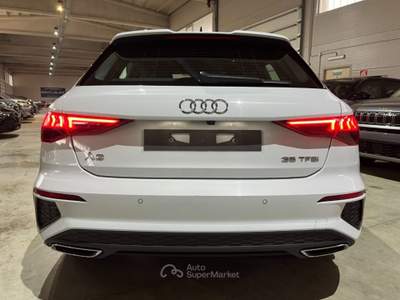 Audi A3 SPB 35TFSI 150cv S line Hybrid Stronic Sline "18 Bianco usata Savigliano