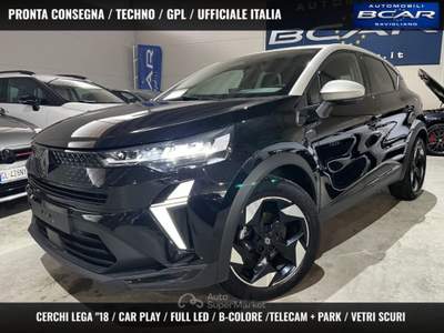 Renault Captur TCe 90CV GPL Techno CAR PLAY NAVI/TELECAM+PARK  Nero usata Savigliano