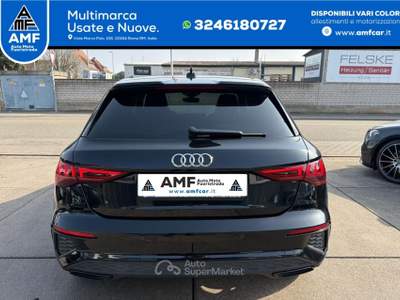 Audi A3 S-Line Sportback/1.Hd/MATRIX/NAVI/AMBIENTE Nero usata Roma