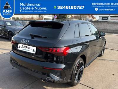 Audi A3 S-Line Sportback/1.Hd/MATRIX/NAVI/AMBIENTE Nero usata Roma