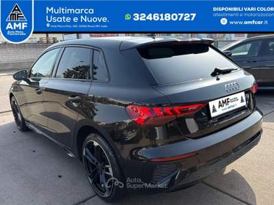 Audi A3 S-Line Sportback/1.Hd/MATRIX/NAVI/AMBIENTE Nero usata Roma