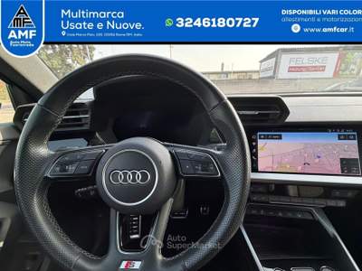 Audi A3 S-Line Sportback/1.Hd/MATRIX/NAVI/AMBIENTE Nero usata Roma