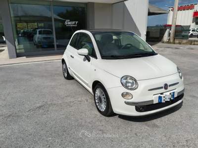 Fiat 500 1.2 Lounge     TETTO PANORAMICO Bianco usata Recanati