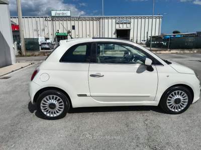 Fiat 500 1.2 Lounge     TETTO PANORAMICO Bianco usata Recanati