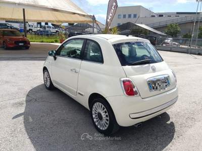 Fiat 500 1.2 Lounge     TETTO PANORAMICO Bianco usata Recanati