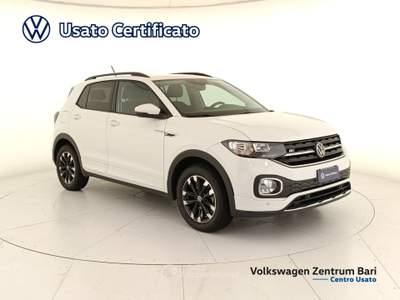 Volkswagen T-Cross 1.0 tsi style 95cv Bianco usata Bari