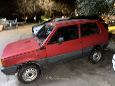 Fiat Panda 1ª serie 1000 4x4 Sisley asi metano Rosso usata Asigliano Veneto