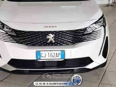 Peugeot 3008 BlueHDi 130 S&S EAT8 Allure Pack Bianco usata Galatina