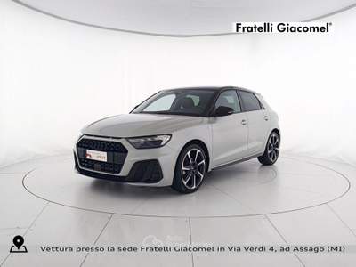 Audi A1 sportback 30 1.0 tfsi identity black 116cv s-tronic Argento usata Assago