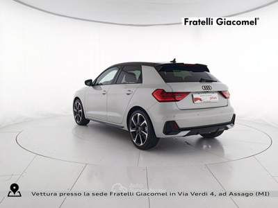 Audi A1 sportback 30 1.0 tfsi identity black 116cv s-tronic Argento usata Assago