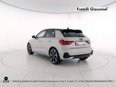 Audi A1 sportback 30 1.0 tfsi identity black 116cv s-tronic Argento usata Assago