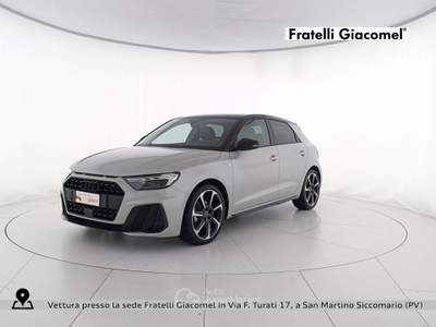 Audi A1 sportback 30 1.0 tfsi identity black 116cv s-tronic Argento usata Assago