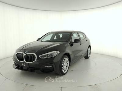 BMW Serie 1 116d 116d advantage auto Nero usata Rivoli