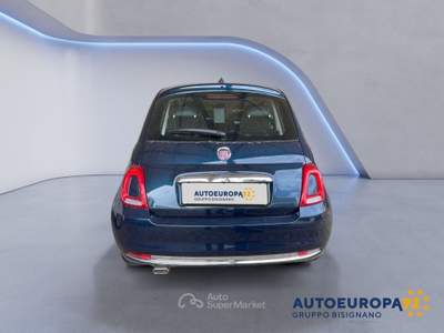 Fiat 500 1.2 69cv Lounge Blu/Azzurro usata MONOPOLI
