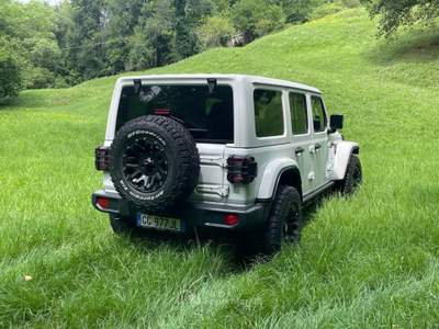 Jeep Wrangler Splendida Jeep Wrangler Sahara Bianco usata castelcucco