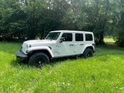Jeep Wrangler Splendida Jeep Wrangler Sahara Bianco usata castelcucco