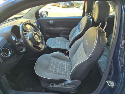 Fiat 500 69cv Lounge - GPL - Tetto panoramico Blu/Azzurro usata Ferentino