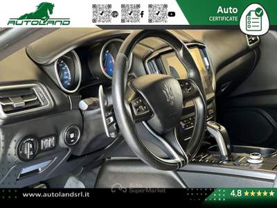 Maserati Ghibli 3.0 V6 ds Granlusso 275cv auto my19 Nero usata Guidonia Montecello