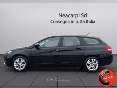 Peugeot 308 B.HDi 130 CV EAT6 SW SOLO 45.000 KM-NAVI-SENSORI- Nero usata Martignana di Po
