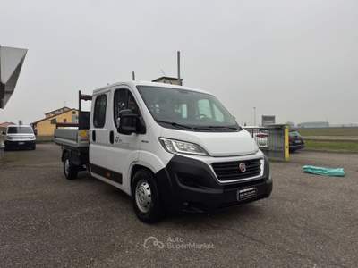 Fiat Ducato MAXI 2.3 MJT 130CV CASSONE GRU FASSI DOPPIA CABINA Bianco usata Martignana di Po