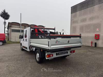 Fiat Ducato MAXI 2.3 MJT 130CV CASSONE GRU FASSI DOPPIA CABINA Bianco usata Martignana di Po