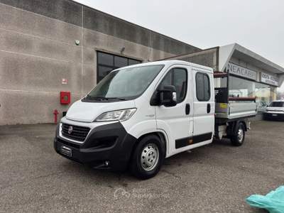 Fiat Ducato MAXI 2.3 MJT 130CV CASSONE GRU FASSI DOPPIA CABINA Bianco usata Martignana di Po