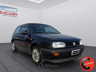 Volkswagen Golf 1.8/90 CV CAT 3 PORTE GL PERFETTA-BELLISSIMA- Nero usata Martignana di Po