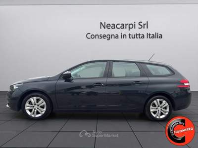Peugeot 308 B.HDi 130 CV EAT6 SW-NAVI-SENSORI ANT/POST-E6D- Grigio usata Martignana di Po