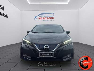 Nissan Leaf ACENTA 40 KWH-NAVI-SENSORI-RETROCAMERA-POKI KM- Blu/Azzurro usata Martignana di Po