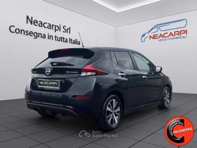Nissan Leaf ACENTA 40 KWH-NAVI-SENSORI-RETROCAMERA-POKI KM- Blu/Azzurro usata Martignana di Po