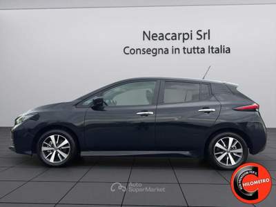 Nissan Leaf ACENTA 40 KWH-NAVI-SENSORI-RETROCAMERA-POKI KM- Blu/Azzurro usata Martignana di Po