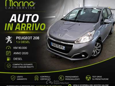 Peugeot 208 BlueHDi 100 S&S 5p. Allure Grigio usata Carinaro