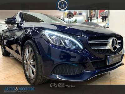 Mercedes-Benz Classe C lasse C200d Sport auto Blu/Azzurro usata Rho