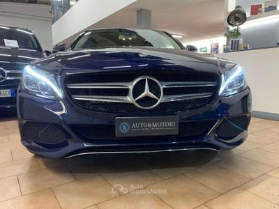 Mercedes-Benz Classe C lasse C200d Sport auto Blu/Azzurro usata Rho