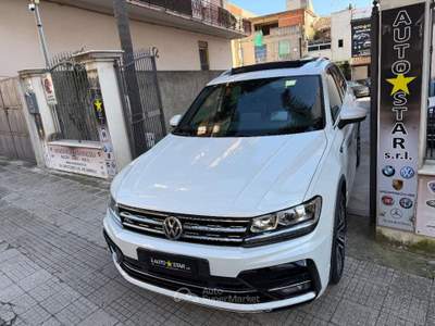 Volkswagen Tiguan 2.0 TDI 150CV SCR DSG R-Line Bianco usata Barcellona Pozzo di Gotto