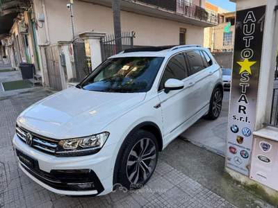 Volkswagen Tiguan 2.0 TDI 150CV SCR DSG R-Line Bianco usata Barcellona Pozzo di Gotto